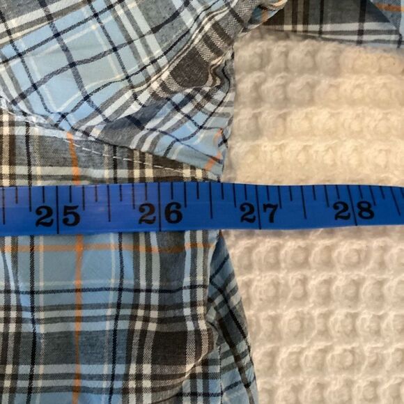Mens Columbia Silver Ridge Camp Shirt 2XL Blue Plaid - Picture 5 of 6